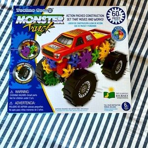NWT Techno Gears The Learning Journey Monster Truck 60 piece building kit